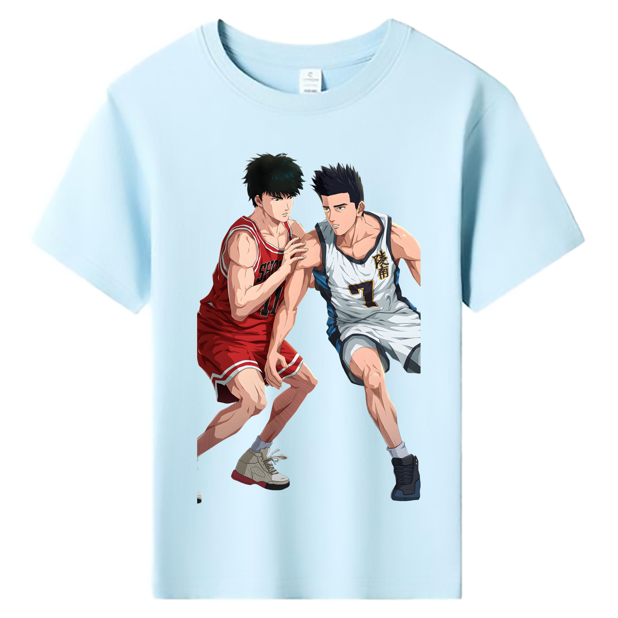 （画像用） SLAM DUNK／スラムダンク 綿100％キッズTシャツ（フロントプリント）